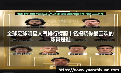 全球足球明星人气排行榜前十名揭晓你最喜欢的球员是谁