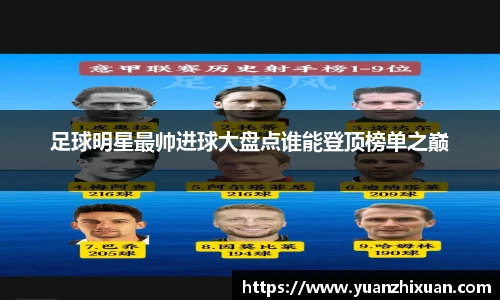 足球明星最帅进球大盘点谁能登顶榜单之巅
